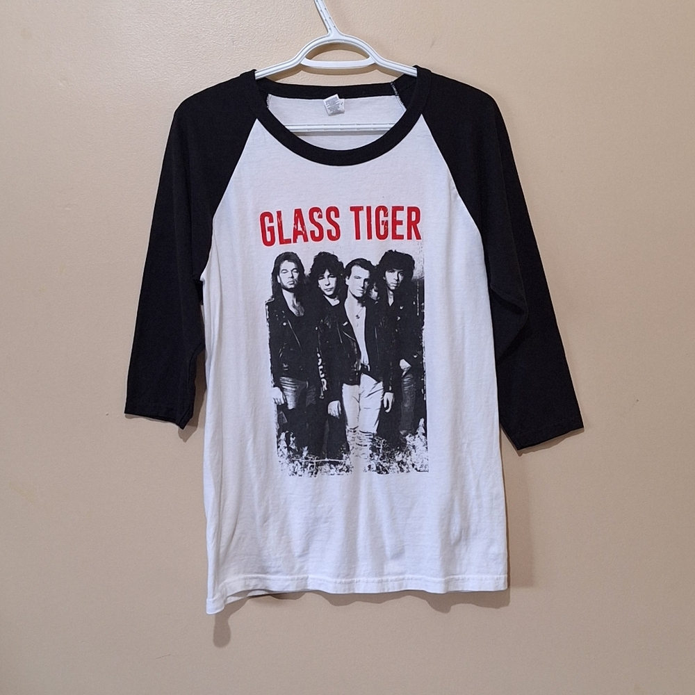 Glass Tiger Baseball Raglan 3/4 Sleeve  Shirt